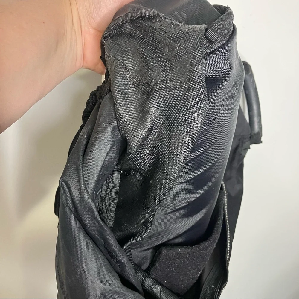 Eddie Bauer black & yellow backpack‎ full size